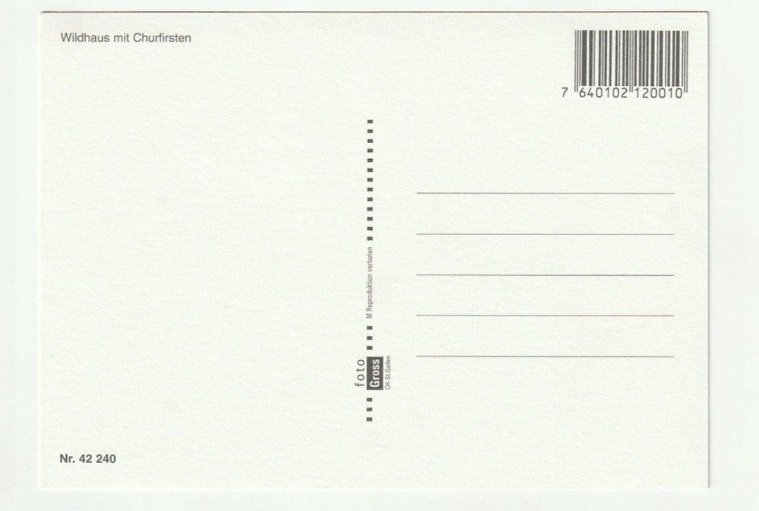 Cartoline postali: AK Wildhaus mit Churfirsten, St Gallen – Nuovo (secondo la descrizione) da St. Gallen venduto da Ricardo_Deals 1