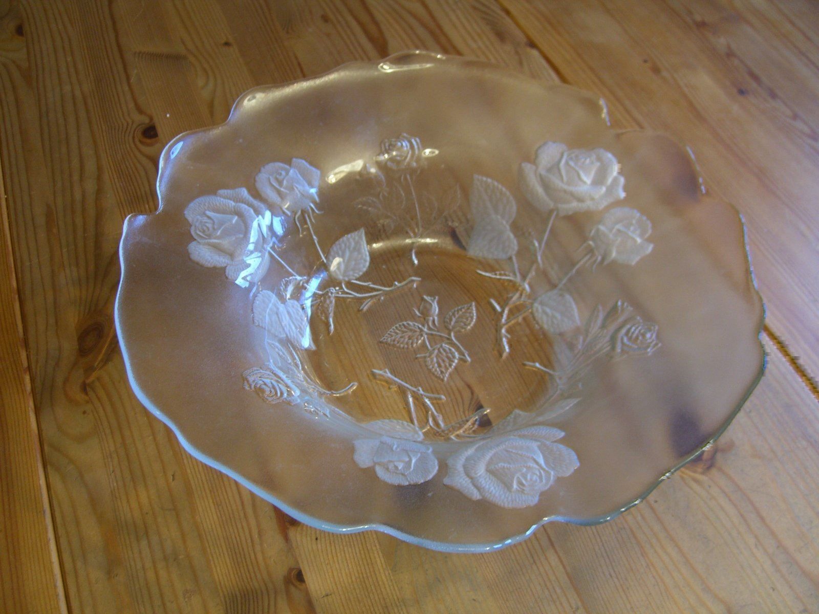 Schalen: wunderschöne, grosse Glasschale für Obst – Gebraucht aus Winterthur von Gaia 4