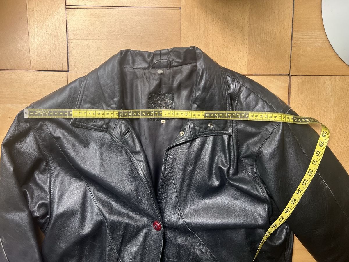Cappotti: Vintage Leder Mantel, Grösse 44 – Usato da Zürich venduto da romcam 8