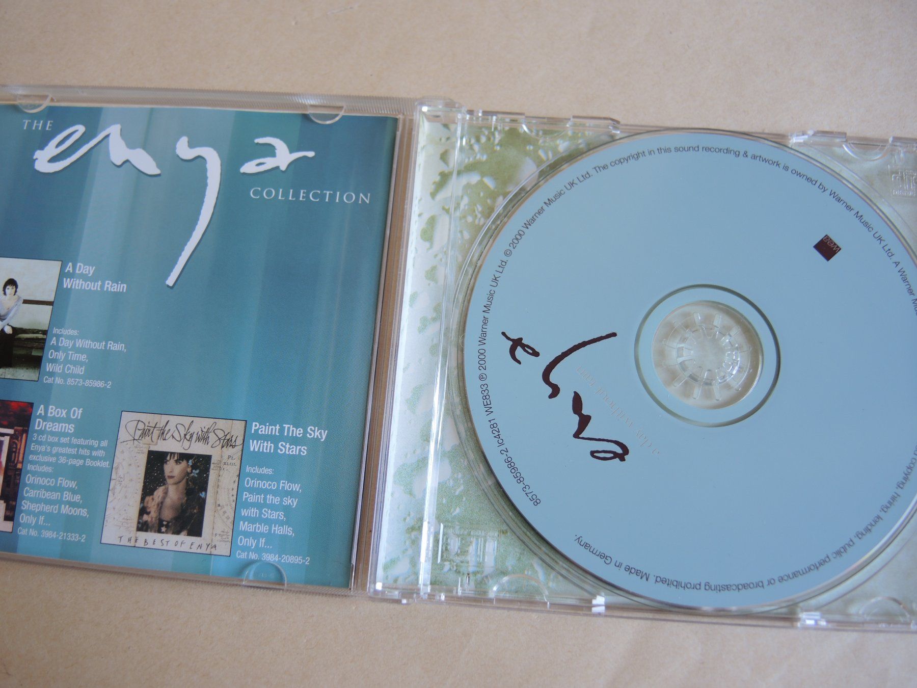 CD: Enya - A Day Without Rain CD – Usato da Rorschach venduto da maeck8 1