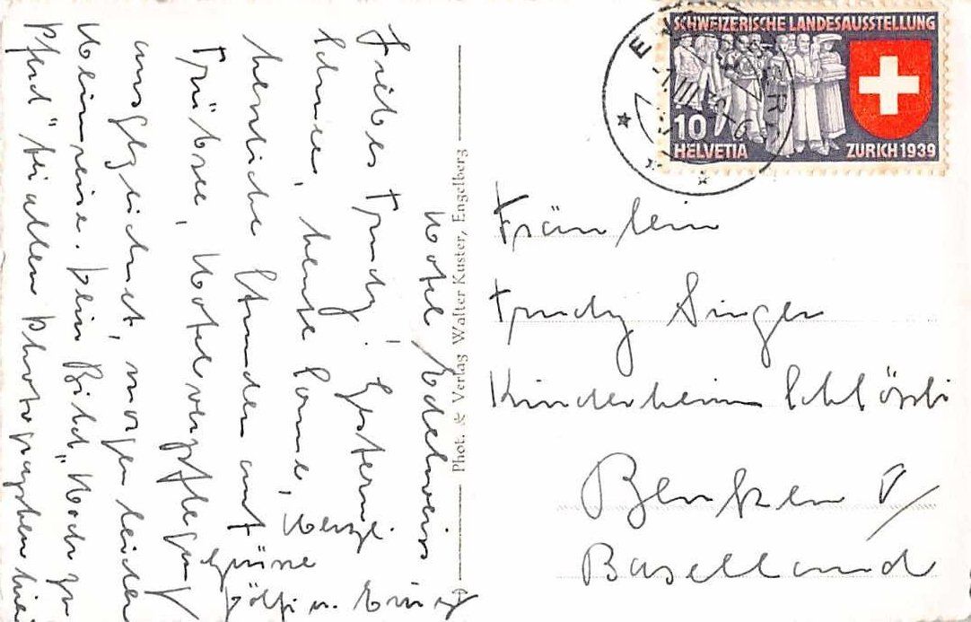 Cartoline postali: NEU: uralte Ansichtskarte ENGELBERG 1939, ab 1.-- – Usato da Lufingen venduto da SchnaeppliCorner 1