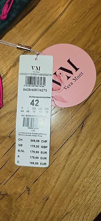 Vestiti: Vera Mont Cocktailkleid 42 Pink – Nuovo e nell'imballaggio originale da Zürich venduto da ale_xxz7 2