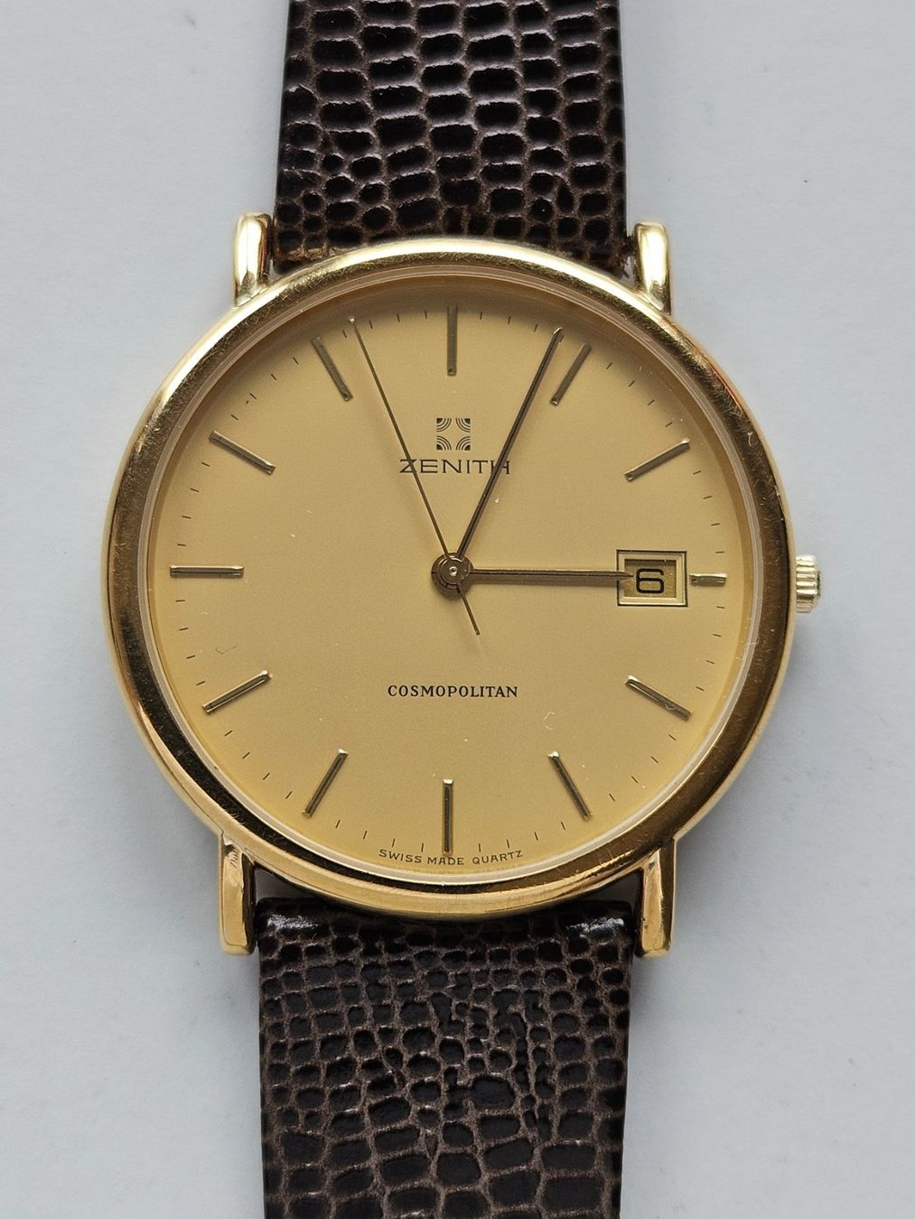 Zenith Orologi: 160 Zenith Cosmopolitan Date Quartz – Usato da Berikon venduto da mmm21
