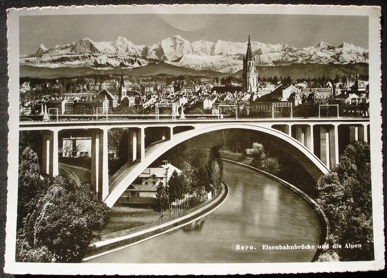 Ansichtskarten: BERN Eisenbahnbrücke – Gebraucht aus Jona von philajona
