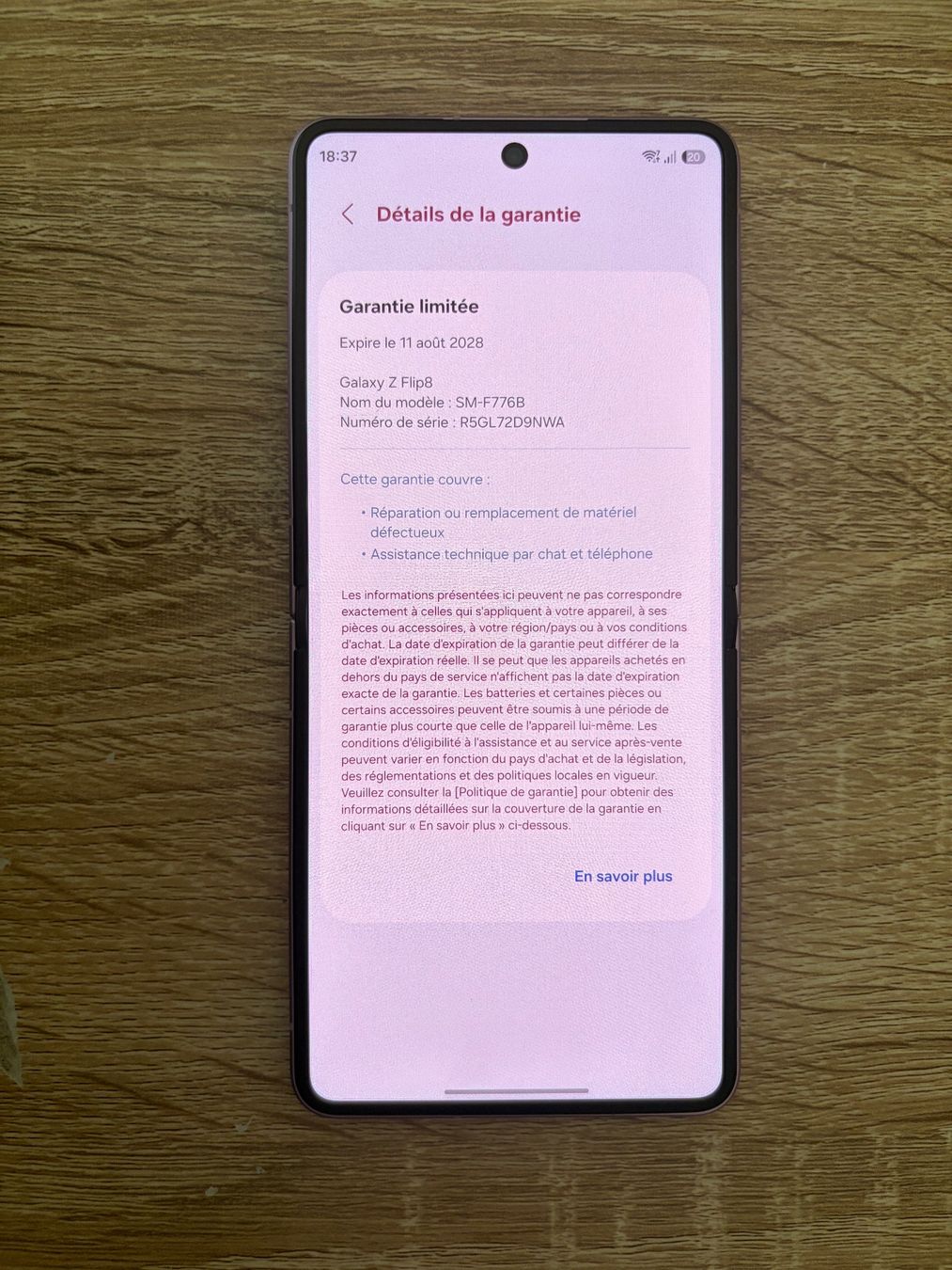 Samsung Portables: Samsung Galaxy Z Flip 8 – Neuf avec emballage d'origine à Villars-sur-Glâne par RubenPS 8