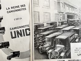 Unic Cars - 2 Alte Werbungen / Anciennes publicités 1924
