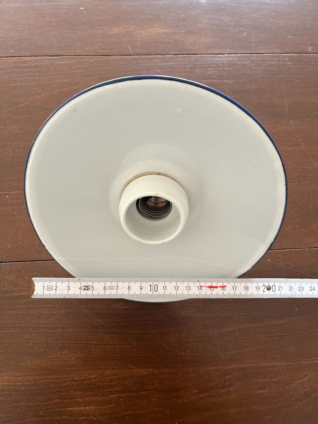 Lampen: Vintage Email-Leuchte 20cm – Gebraucht aus Dintikon von Redgar58 1
