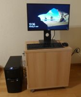 Desktop PC Medion mit Monitor, Tastatur + Maus Windows 10