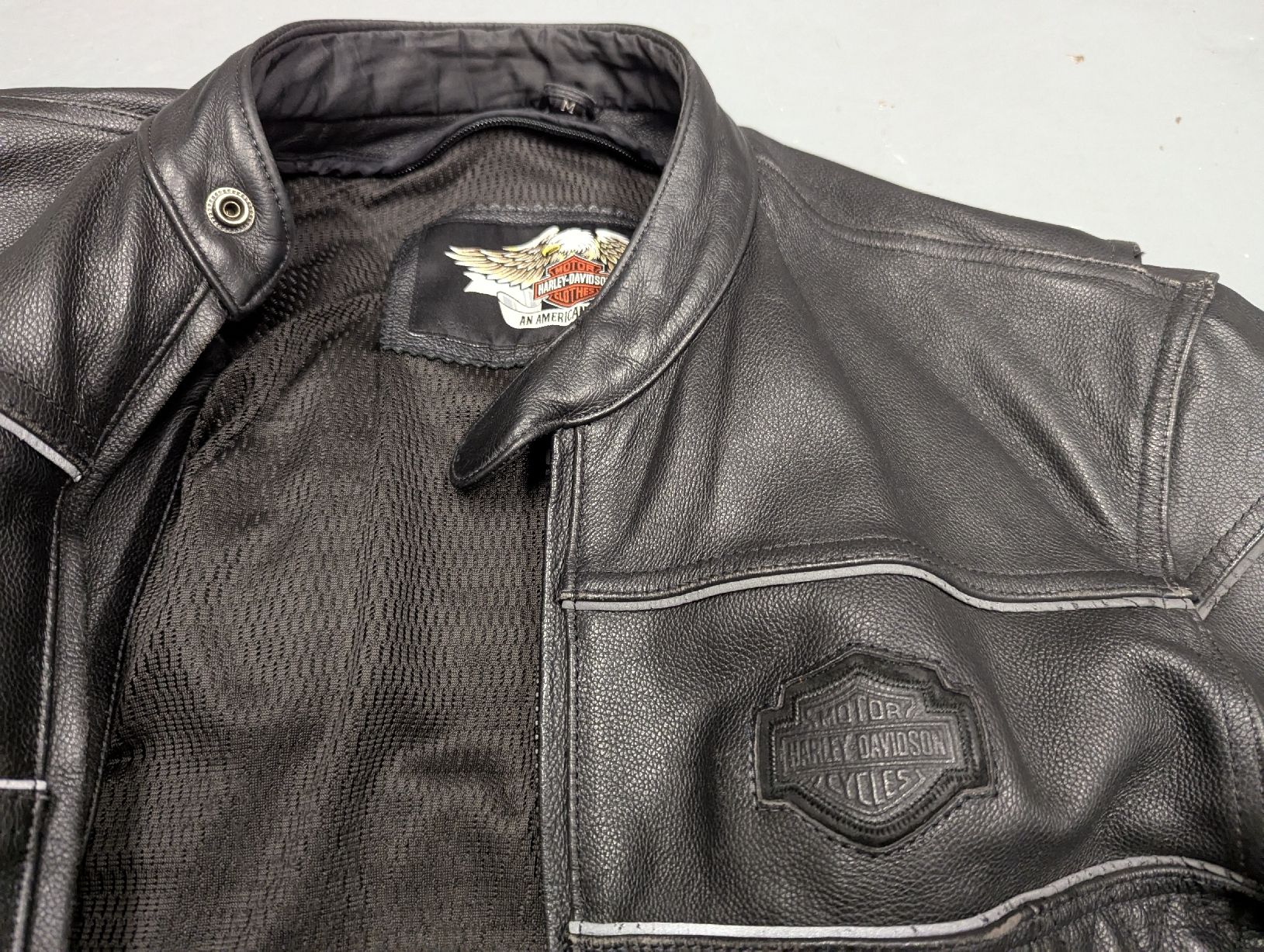 Harley-Davidson Giacche: Harley Davidson Lederjacke Grösse M – Usato da Wädenswil venduto da 8820Waedi 1