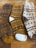 3x Kuschelsocken - flauschig weich-Wohlfühlen- Zeit für Dich