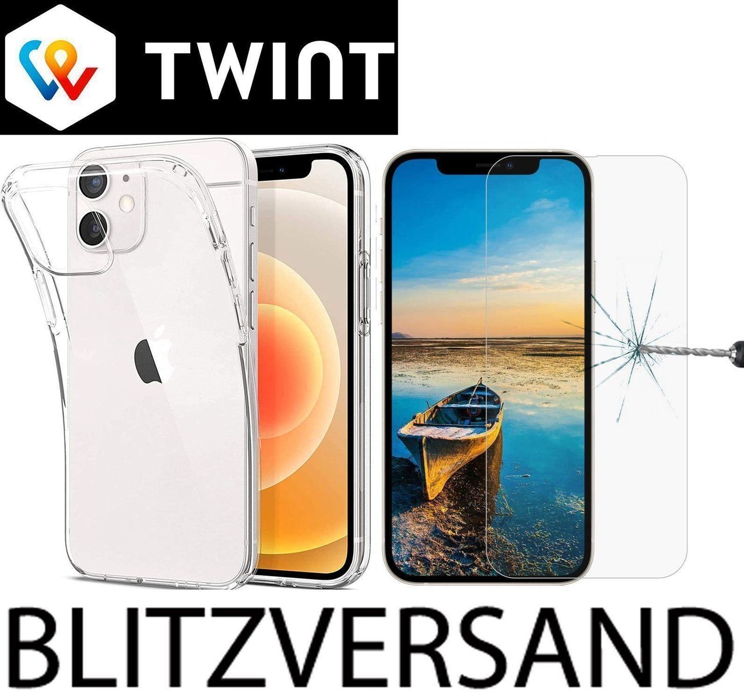 Cover & Protezioni schermo: iPhone 13 /PRO /MAX/MINI Hülle + Panzerglas CLEAR CASE COVER – Nuovo e nell'imballaggio originale da Volketswil venduto da coverandmore