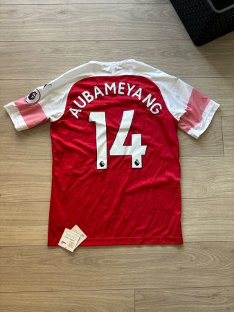 2018-19 Arsenal Home Shirt Aubameyang #14 - (M)