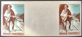 Soldatenmarke 2.WK, Grenz Brigade 2, geschn, Wi Gz 3a-2