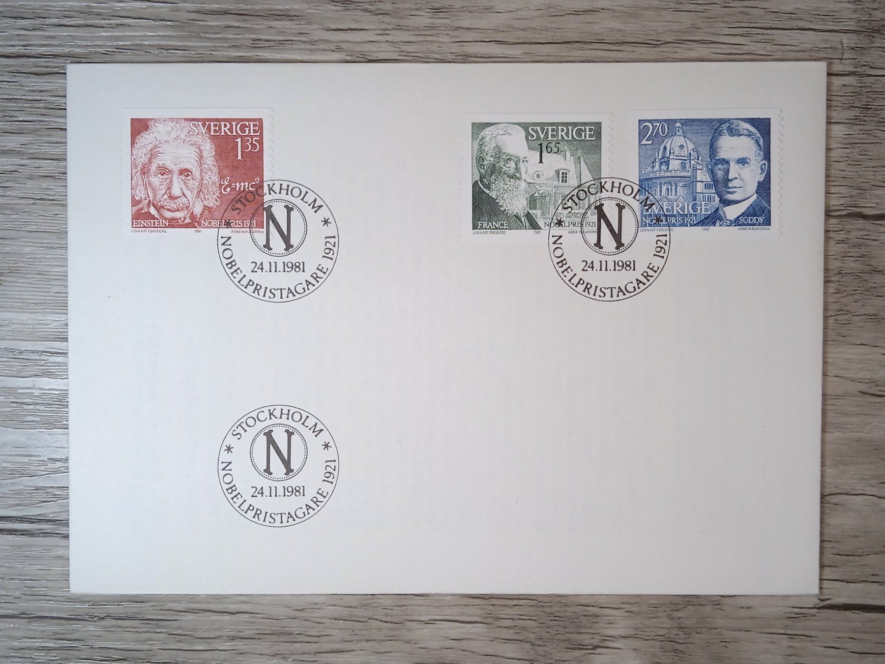 Tutti i francobolli: TR50 Enveloppe + Timbre Suede 1981 – Usato da Cousset venduto da Patrick_Collections