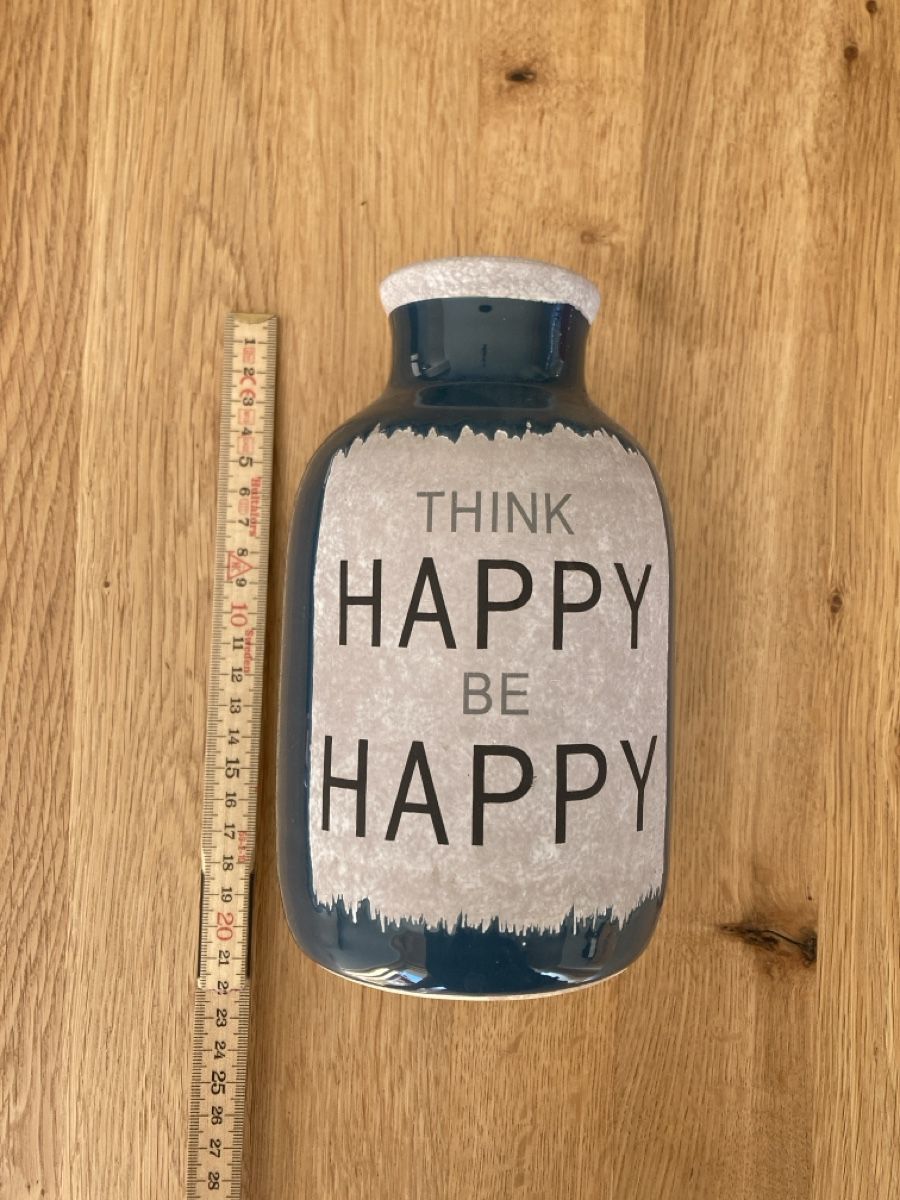 Vasi & Recipienti: Vase think happy be happy – Nuovo (secondo la descrizione) da Hérémence venduto da saburan 1