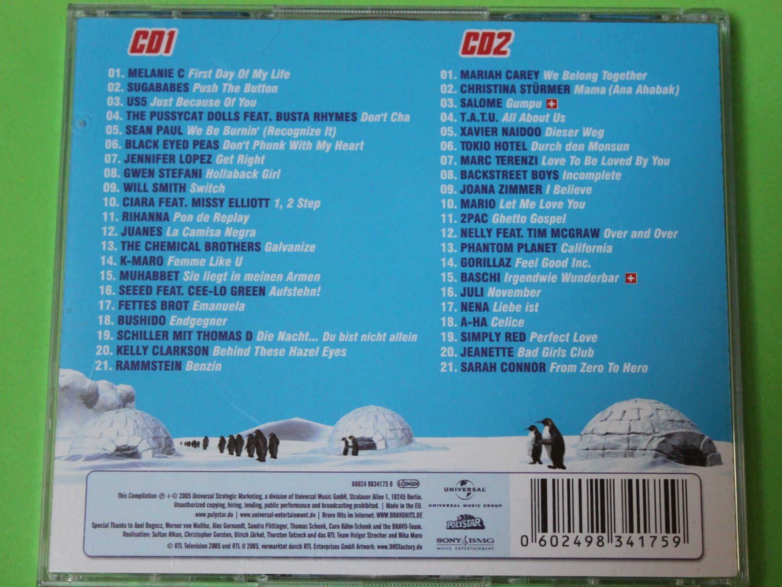 CD: BRAVO The Hits 2005 2CD Guter Zustand – Usato da Tübach venduto da JamesStone 2
