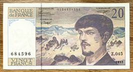 20 Francs Frankreich 1993!!! aUNC!!!