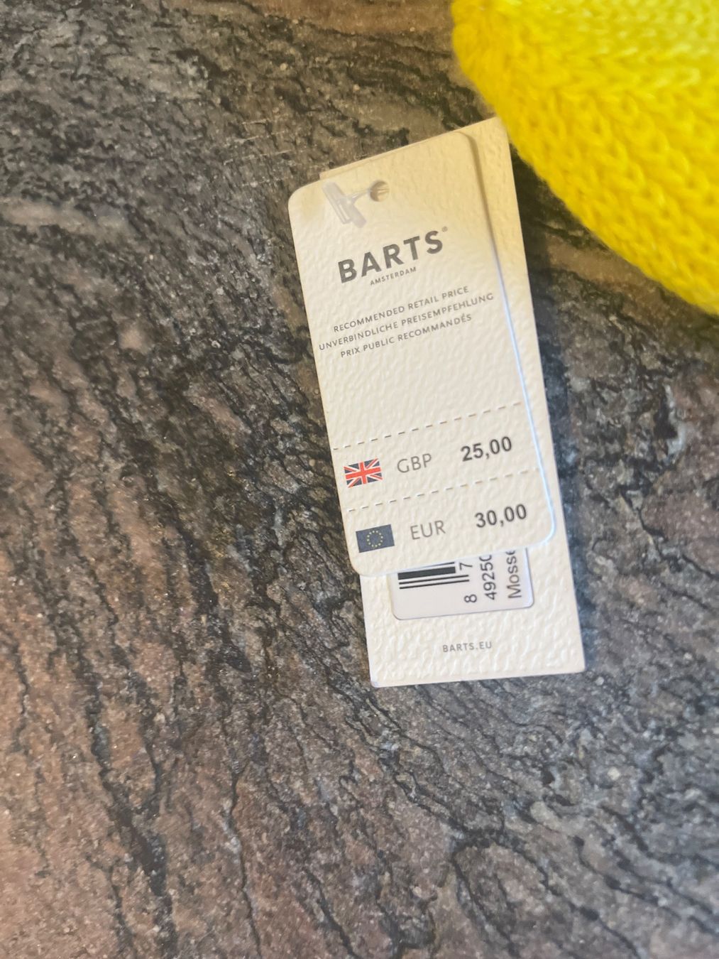 Barts Hüte, Mützen & Caps: Barts Mossey Beanie gelb Neu – Neu und originalverpackt aus Nussbaumen AG von normajeanbaker 1