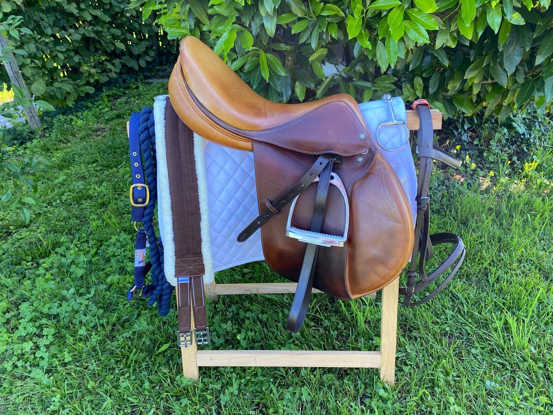 Selle & Accessori: schöner Devoucoux Vielseitigkeitssattel – Usato da Feldbach venduto da Fea1 1