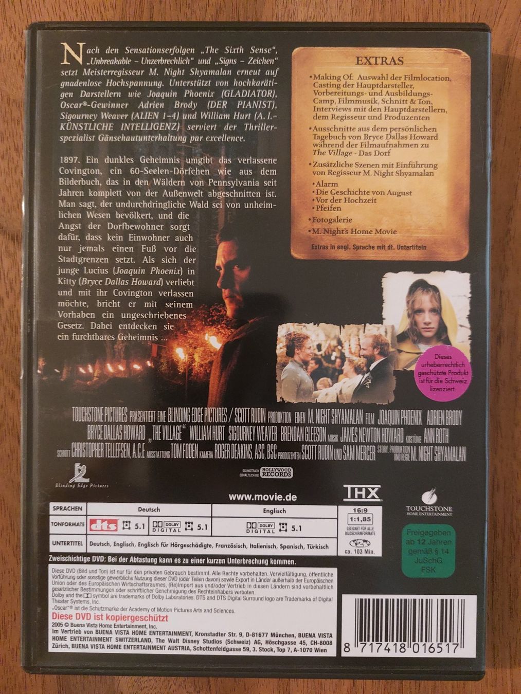 Tutti i DVDs: DVD - The Village Das Dorf – Usato da Rheinfelden venduto da FilmAuktion 1