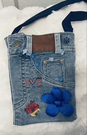 Jeans Handtasche, einzigartig Neu!