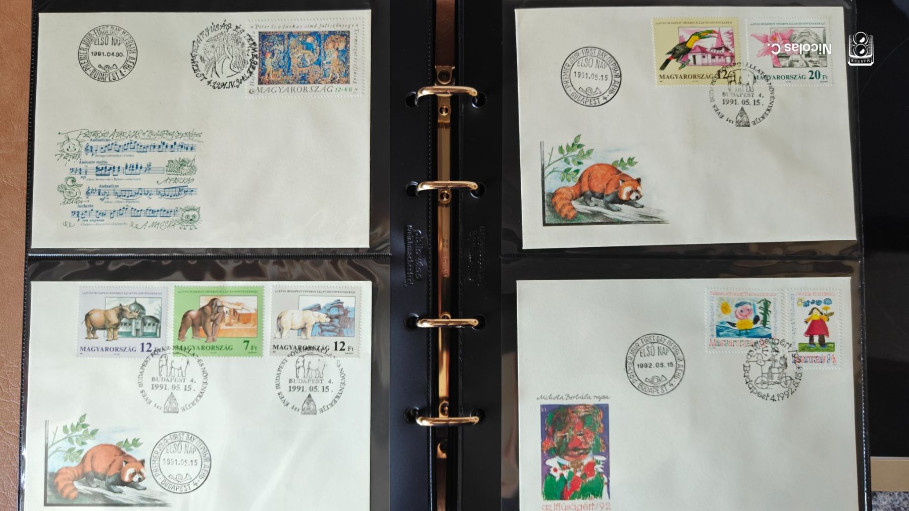 Alle Briefmarken: Timbres : collection Hongrie – Gebraucht aus Thônex von Jan-Nemar 5