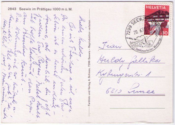 Cartes postales: Seewis – D'occasion à Binningen par Mountainrider 1