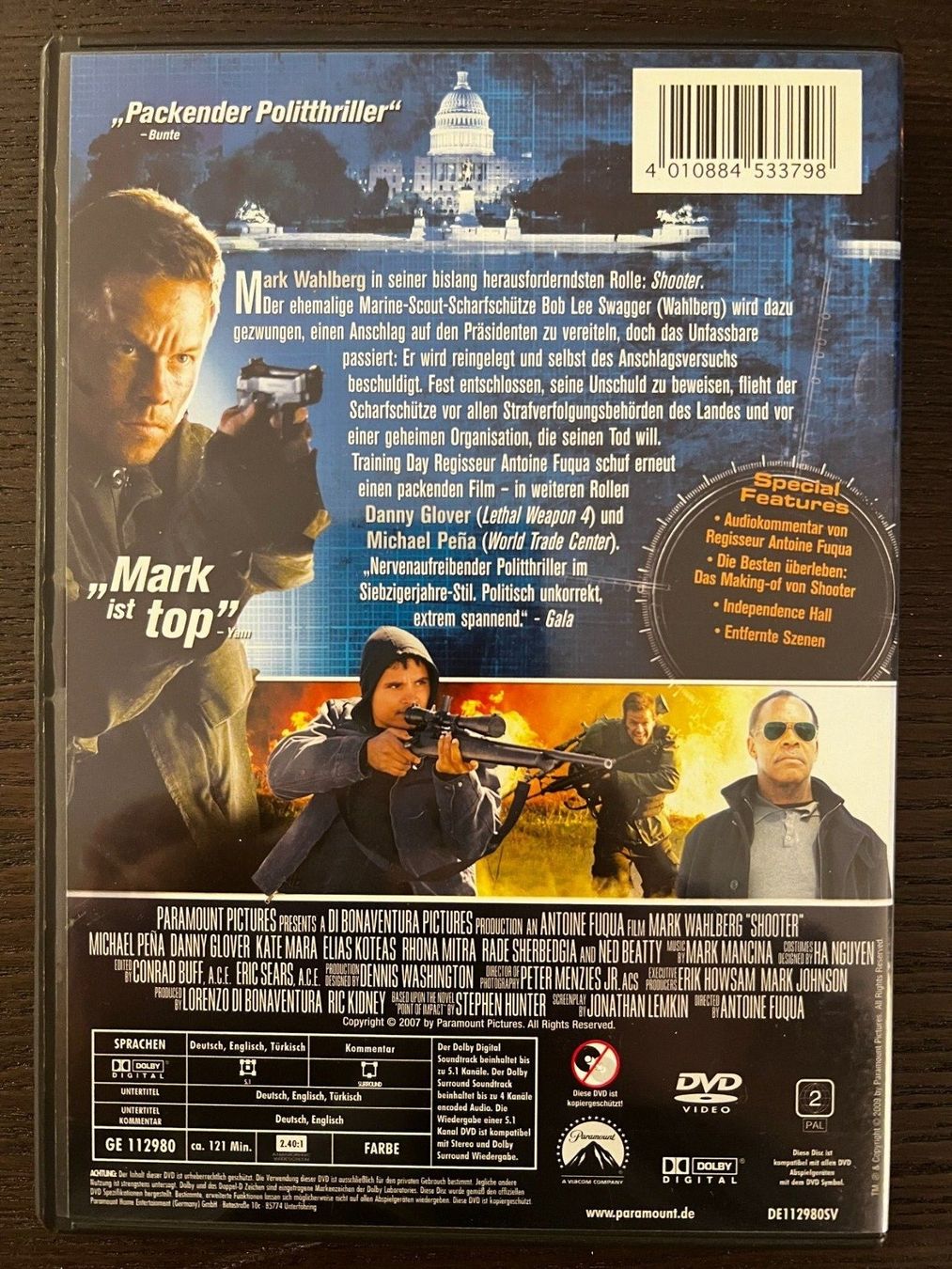 Tutti i DVDs: Shooter – Usato da Zürich venduto da FilmFreunde 1