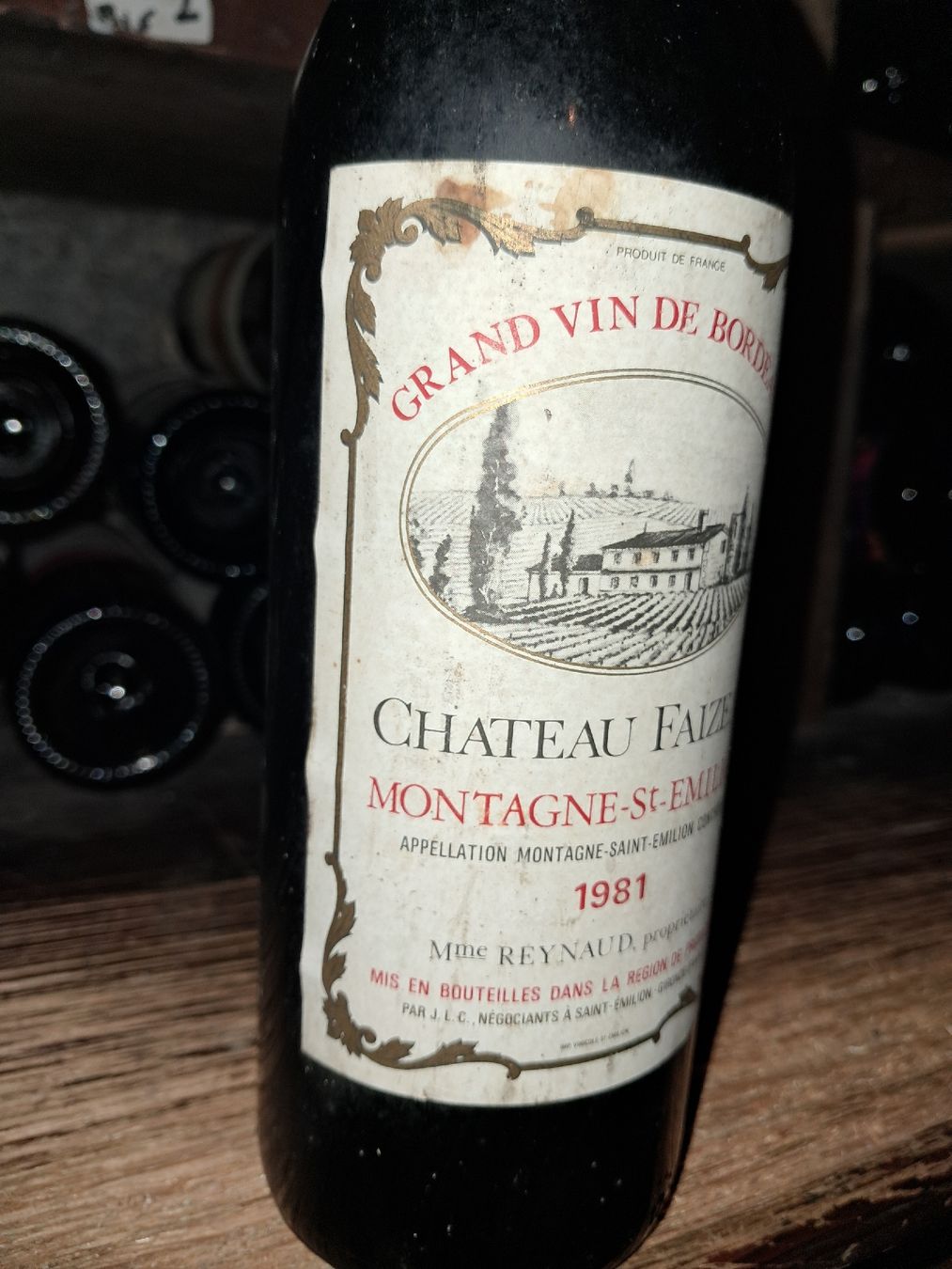 Wein: Château Faizeau Montagne-Saint-Émilion 1981 – Neu und originalverpackt aus Le locle von juliensaran 2