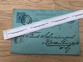 1893 Briefkarte Holland - Deutschland AK