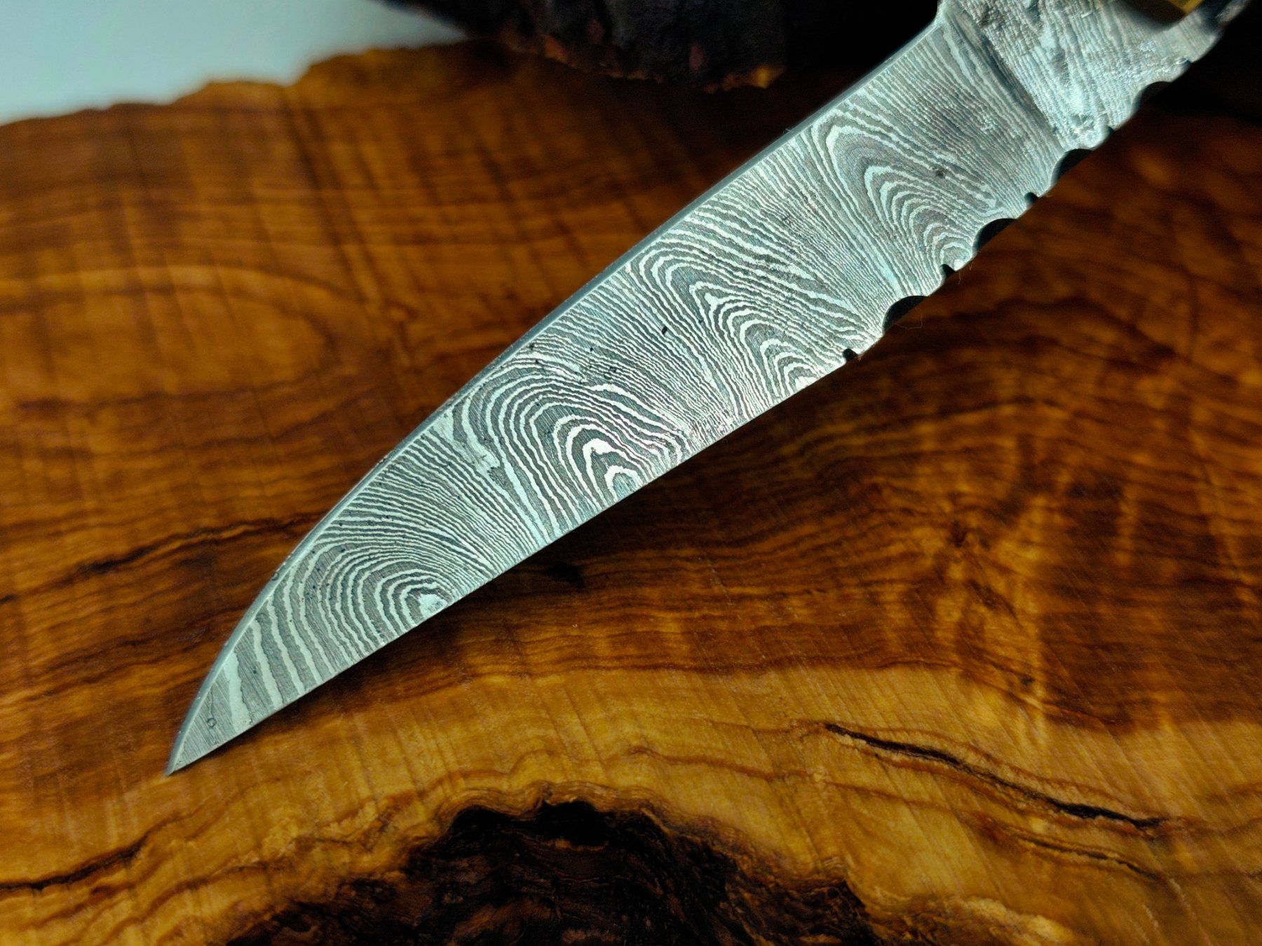 Accessori: Laguiole Damast Messer Klappmesser echtes Damastmesser – Nuovo e nell'imballaggio originale da Arlesheim venduto da Premius_1 2