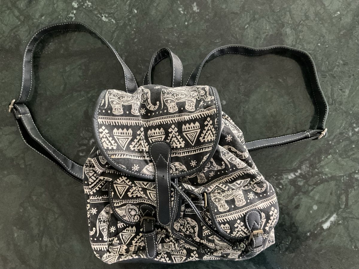 Borse & Zaini: Rucksack mit Elephanten Motiv – Usato da Perlen venduto da b.b10 4