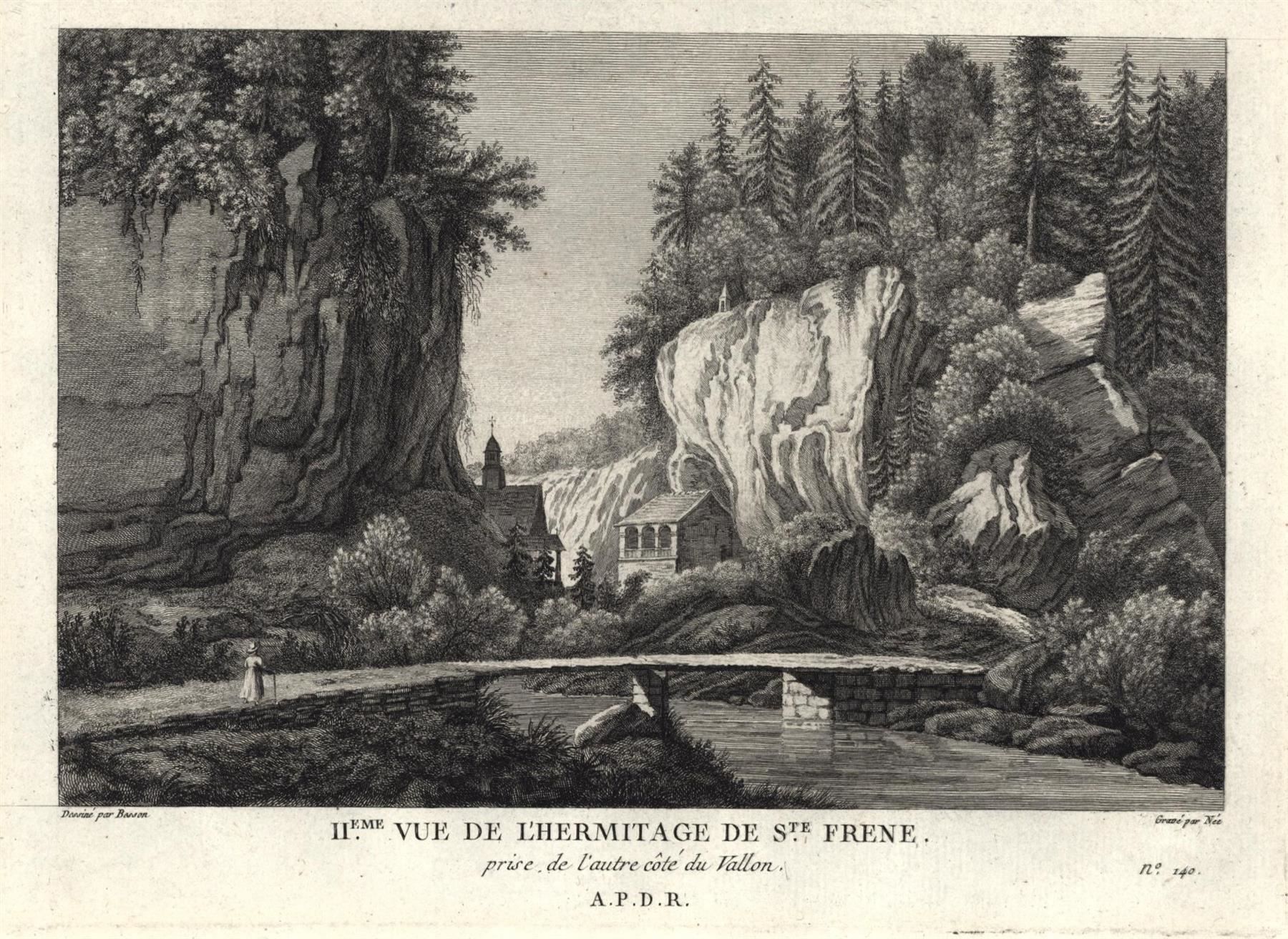 Incisioni: Solothurn  Originalkupferstich von Besson  1780 – Usato da Rafz venduto da Helvet32 2