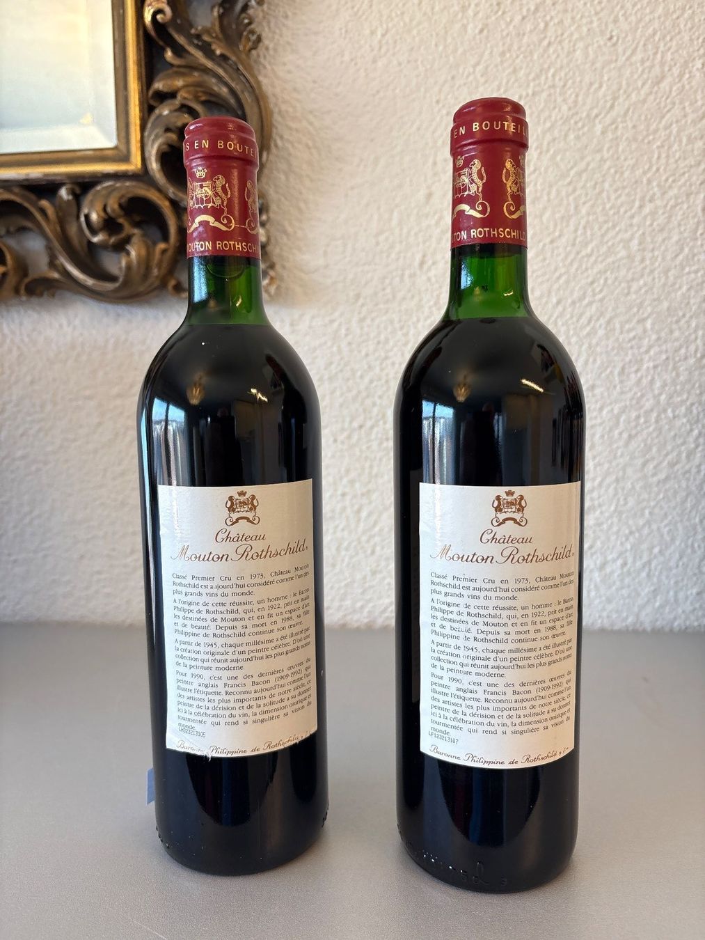 Lot 3x Château Mouton Rothschild 1987 (Neu (gemäss Beschreibung)) in