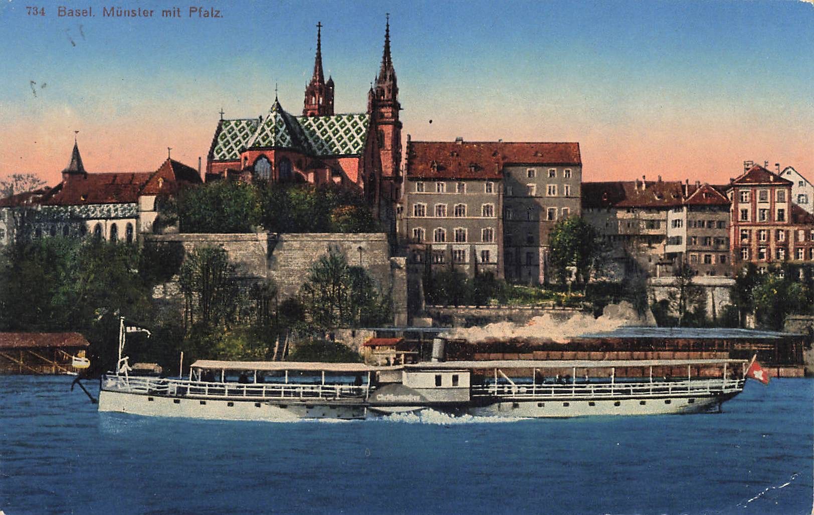Cartoline postali: Basel Schiff Boot Battello – Usato da Biasca venduto da Blenio71