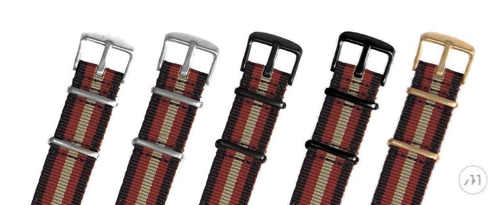 Cinturini per orologio: 18mmNATO br.montre|Armbanduhr|Stahl sat. – Nuovo e nell'imballaggio originale da Ligerz venduto da micla.shop 5