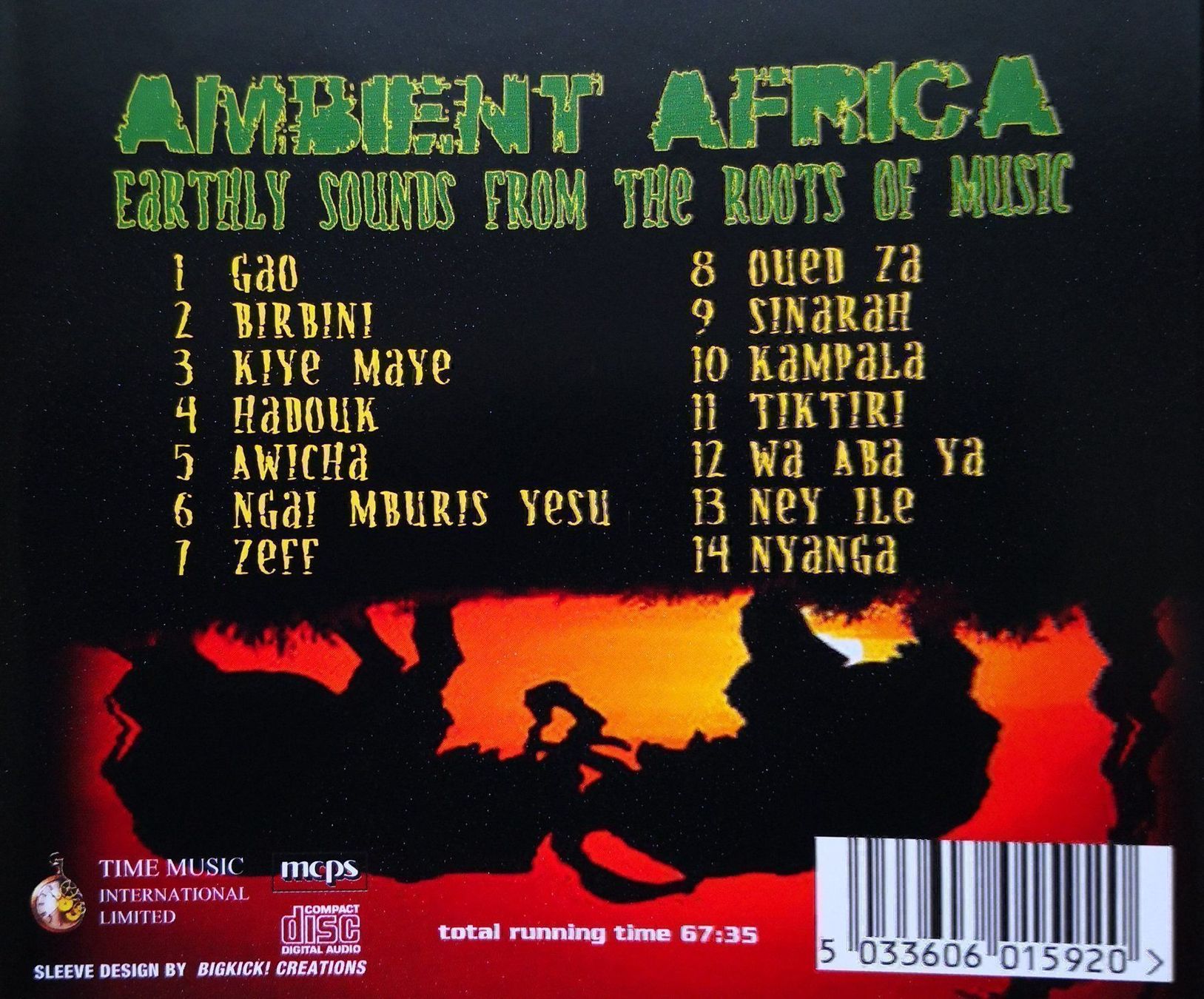 CD: AMBIENT AFRICA - TIME MUSIC - CD – Usato da Greifensee venduto da scharmant 1