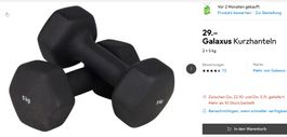 Hanteln 2 x 5 kg