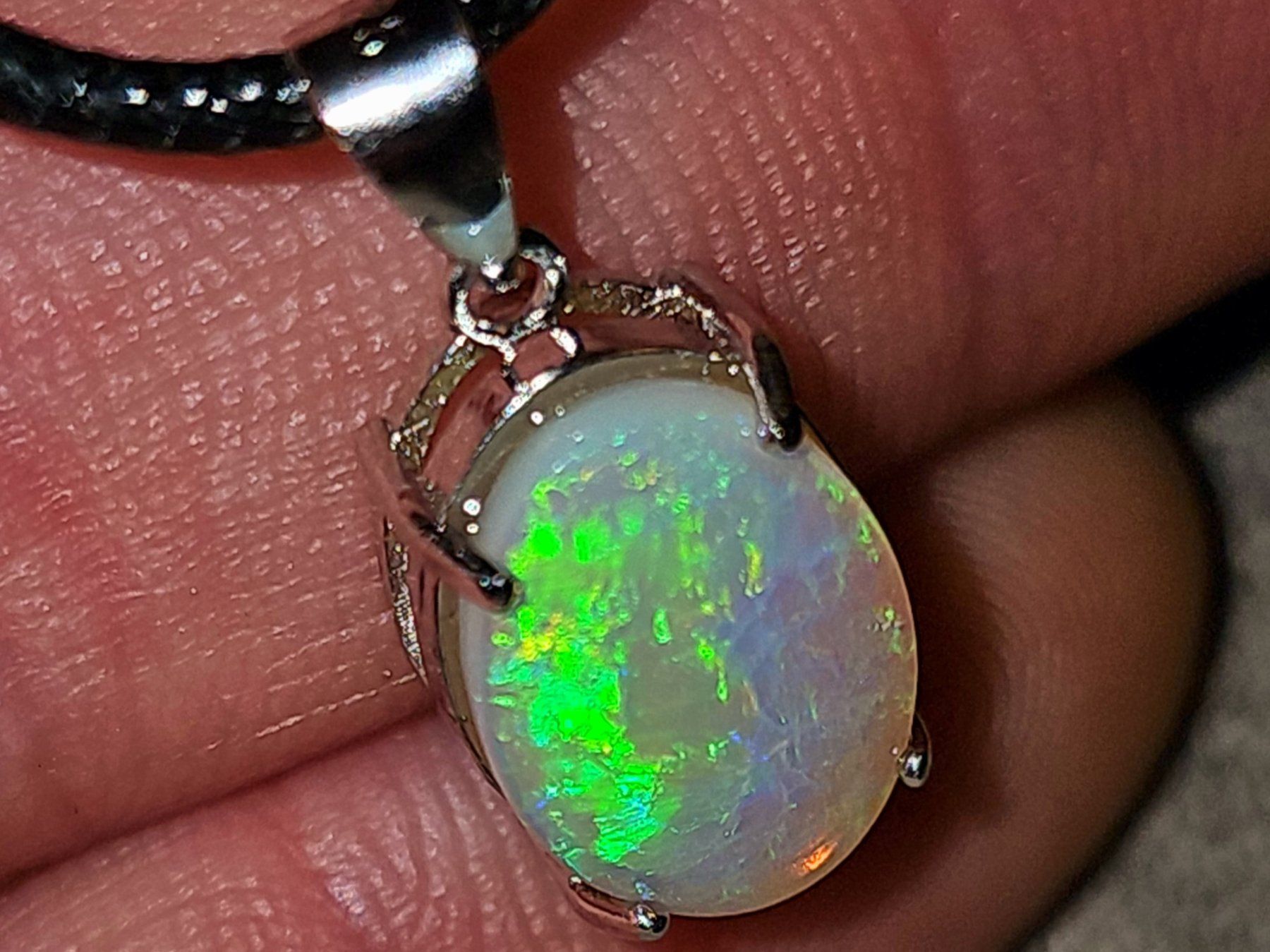 Pietre preziose: Natürlicher Australischer Flashfire Opal – Nuovo e nell'imballaggio originale da Uerkheim venduto da Winwinner 3