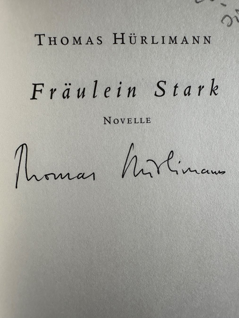 Bücher: 7 x Thomas Hürlimann Bücherpaket – Gebraucht aus Zürich von allp 2