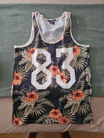 Tanktop FSBN Blumenmuster mit Aufdruck 83 Grösse S