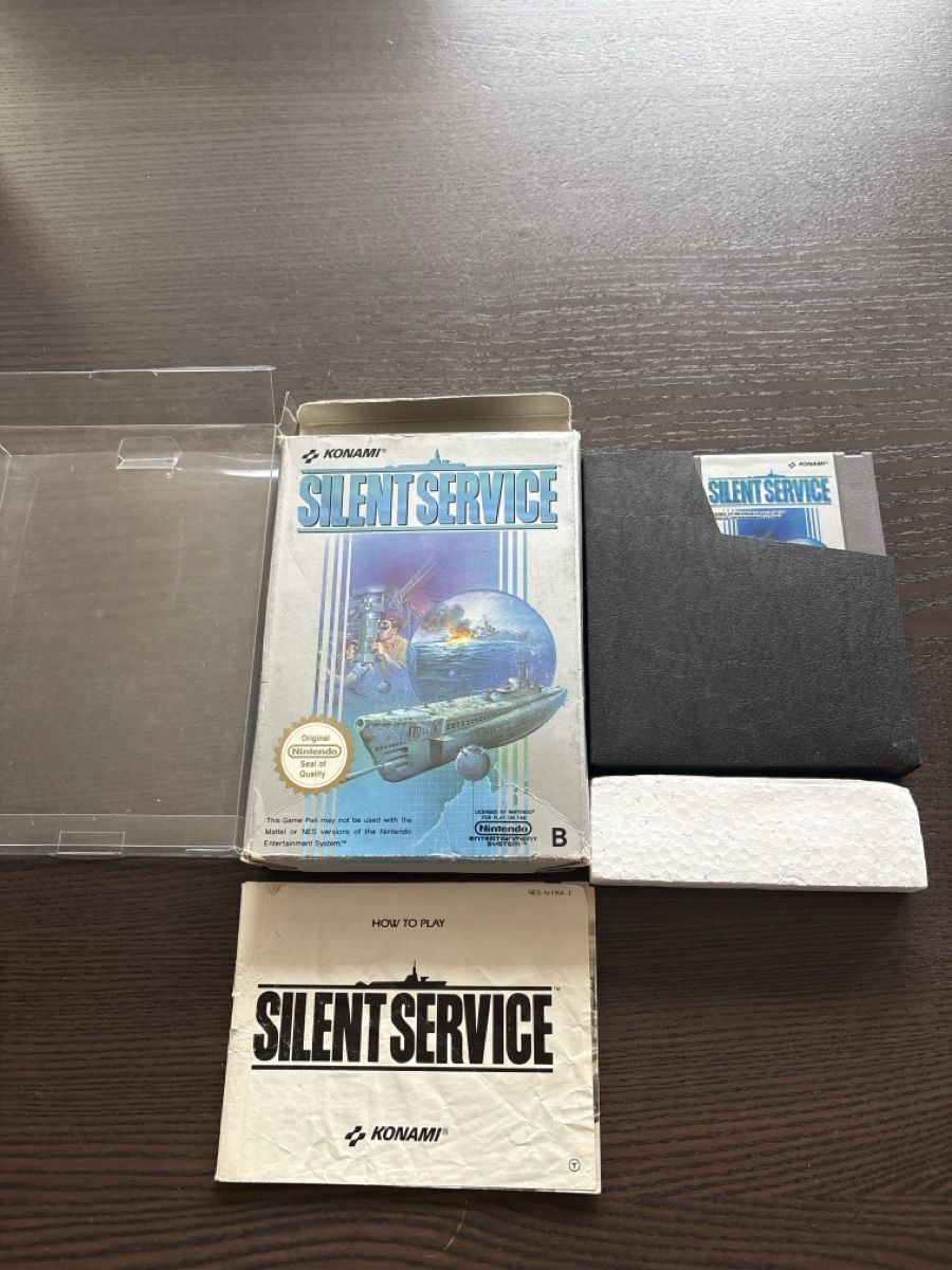 Nintendo Giochi: Jeu Retro Silent service Nintendo Nes – Usato da Meyrin venduto da did_bqr5 2