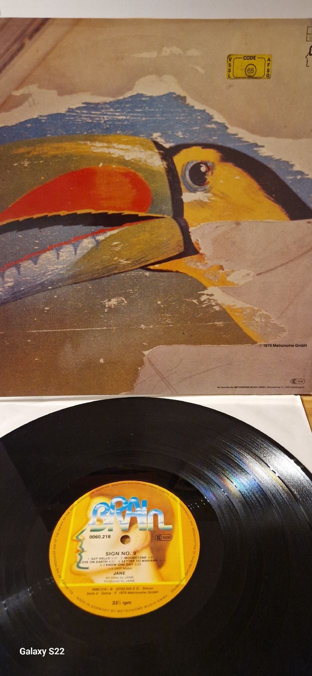 Vinyles: ⚫️ Vinyl-Jane- Sign No 9 – D'occasion à Yvonand par RF-VINYL 2