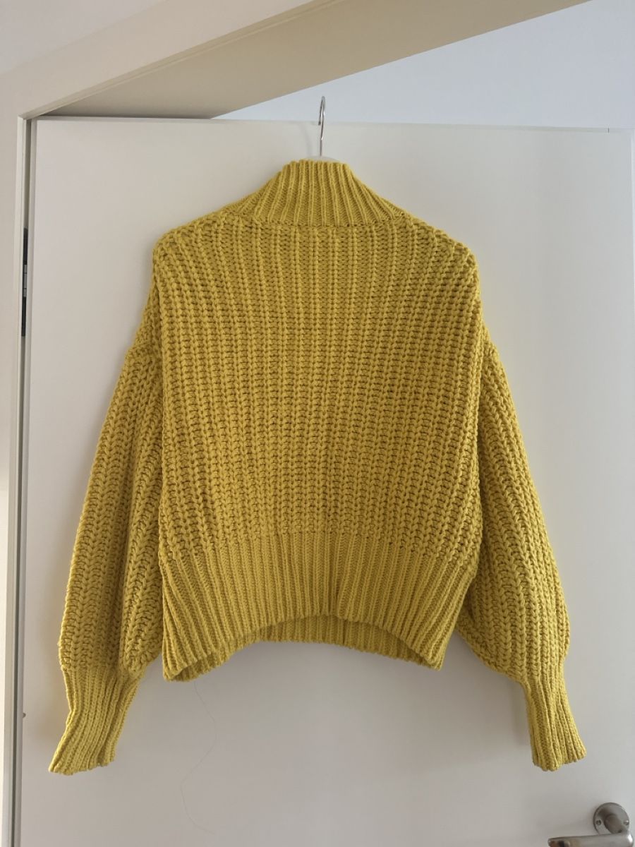 H&M Maglioni & Felpe: H&M Strickpullover, Grösse S, Senfgelb, Top Zustand! – Nuovo (secondo la descrizione) da Luzern venduto da val_z5jn 1