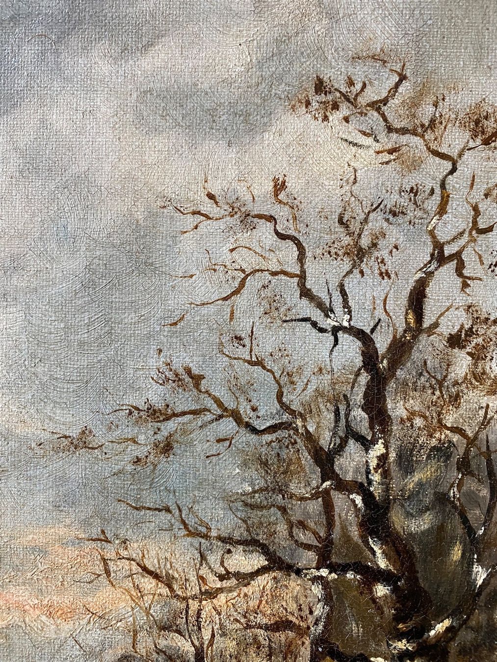 Dipinti: Winterlandschaft im Prunkrahmen – Usato da Zürich venduto da leo0105 3