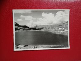 Flüela Pass und Hospiz s/w Karte 1950 Stempel
