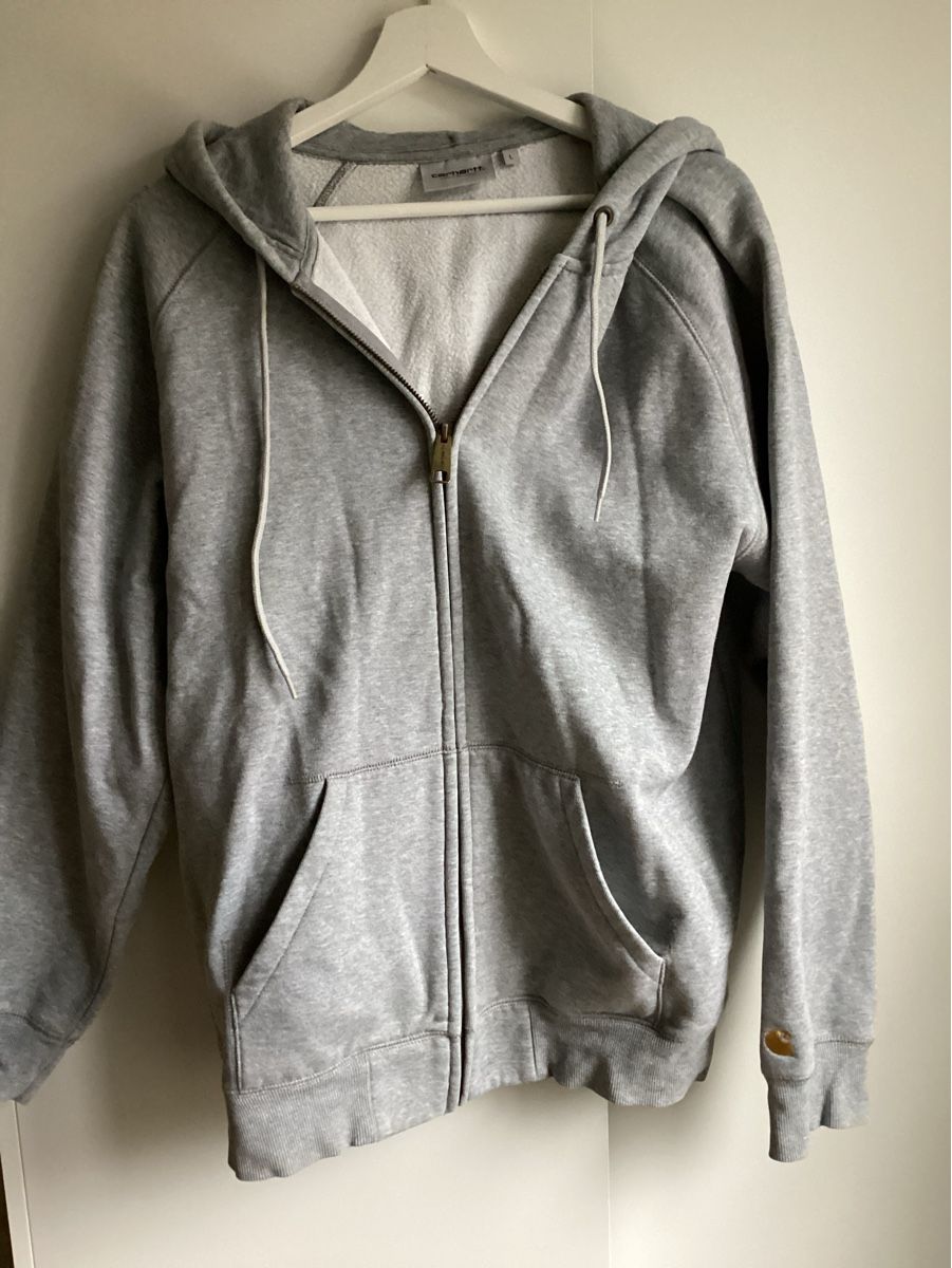 Giacche: Carharrt Hoodie L Workshop in progess grau – Usato da Zürich venduto da Struktur