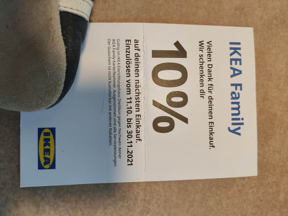 Ikea Gutschein 10% | Kaufen Auf Ricardo