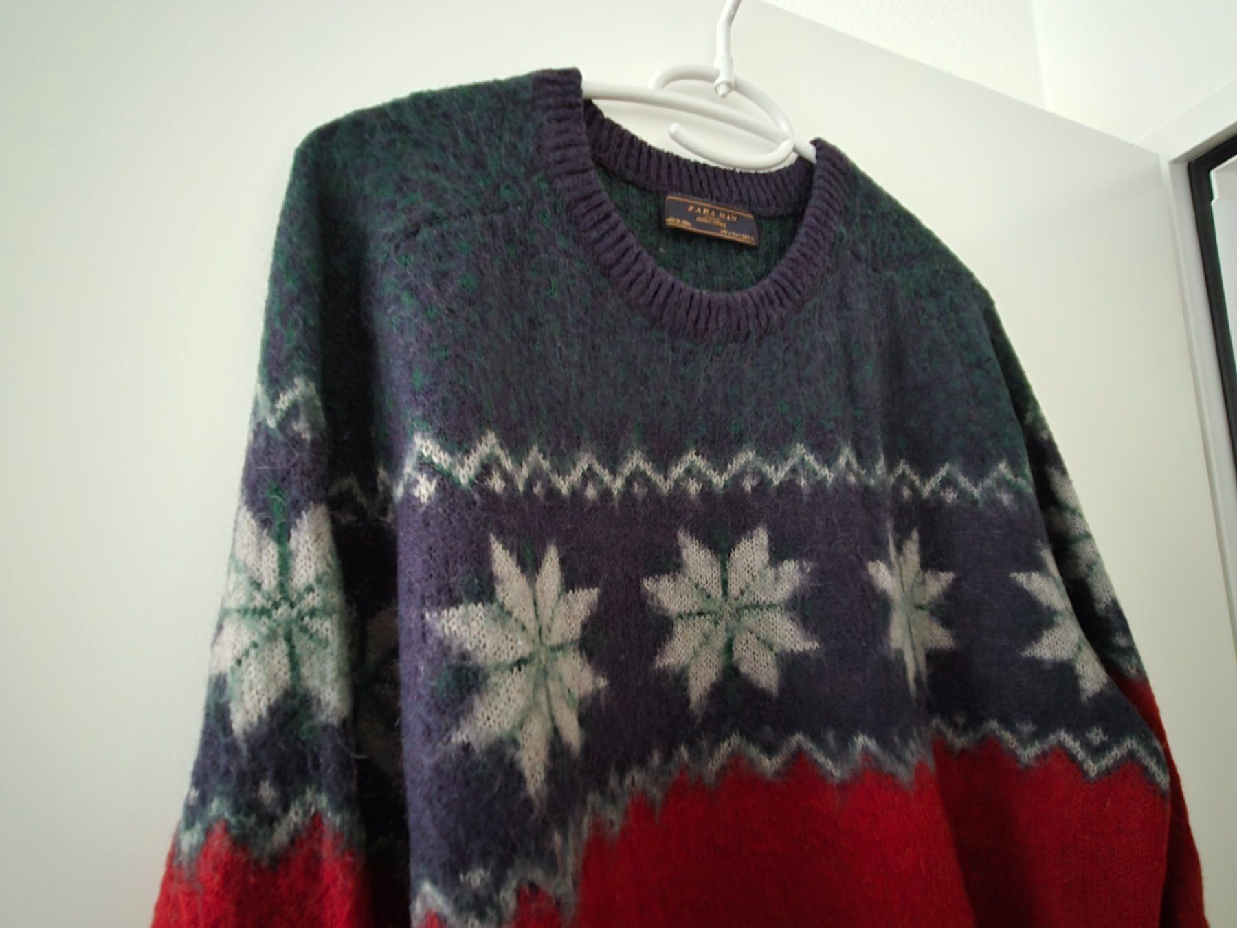 Zara Maglioni & Felpe: Warmer Herrenpullover, norwegischer Stil, leicht, L – Usato da Liestal venduto da ITOlio 3