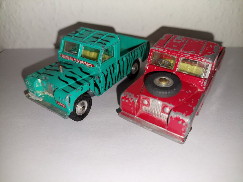 Corgi 1/43 – Dépanneuse Land Rover 1964 Rouge, édition Rééditée